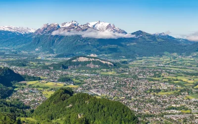 Blick oberhalb von Hohenems aufs Rheintal (c) Oberhauser Photography - Vorarlberg Tourismus